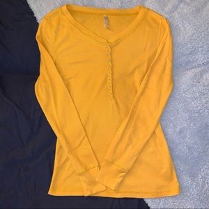 Yellow Long Sleeve Shirt